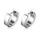 Brass Huggie Hoop Earrings(EJEW-EE0002-252F)-1