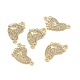 Brass Micro Pave Clear Cubic Zirconia Connector Charms(KK-E068-VB033)-4