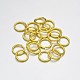 Brass Open Jump Rings(KK-E647-15G)-1