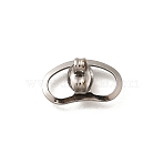 304 Stainless Steel Earplug Accessories, Stainless Steel Color, 13x7x4mm, Hole: 0.9mm(STAS-D288-07P)