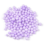 Small Craft Foam Balls, Round, for DIY Wedding Holiday Crafts Making, Lilac, 2.5~3.5mm(KY-T007-08J)