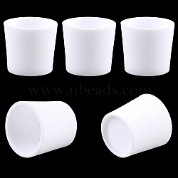 5Pcs Ceramic Bowl Inserts for Peak Accessory, Column, White, 14x15mm, Inner Diameter: 12mm(FIND-CP0003-90)