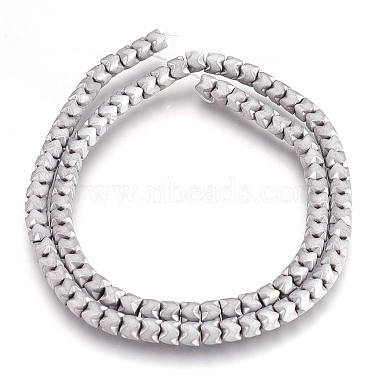 Electroplate Non-magnetic Synthetic Hematite Bead Strands(G-I208-19F)-2