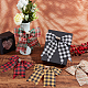 CHGCRAFT 8Pcs 8 Colors Christmas Theme Imitation Linen Bowknot Ornament Accessories(DIY-CA0004-34)-5