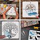 Religion Theme PET Drawing Painting Stencils Templates Sets(DIY-WH0172-945)-4
