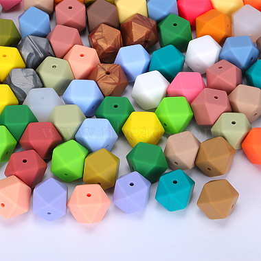 Hexagonal Silicone Beads(SI-JX0020A-20)-4