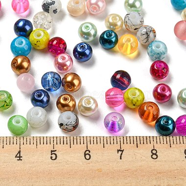 perles de verre peintes par pulvérisation opaque(DGLA-MSMC002-6mm)-4