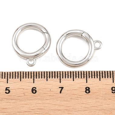 Brass Spring Gate Rings(KK-P353-16P)-3