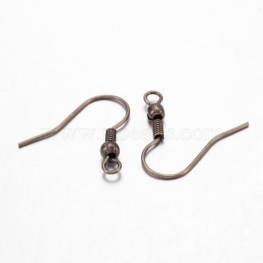 Antique Bronze Brass Earring Hooks(X-KK-Q361-AB)-2