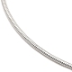 Collier à chaîne serpent en acier inoxydable anti-ternissement 304 pour femme(NJEW-G104-01P)-2