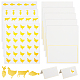 8 Sheets 4 Styles PVC Waterproof Self-Adhesive Sticker(STIC-OC0001-13A)-1