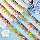 Polyester Wave Lace Ribbon(OCOR-WH0078-114)-4