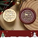 Christmas Theme Wax Seal Brass Stamp Head(TOOL-R125-05A)-1