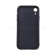 DIY Blank Silicone Smartphone Case, Fit for iPhoneXR(6.1 inch), Frosted, For DIY Epoxy Resin Pouring Phone Case, Black, 15.2x7.5x0.9cm(MOBA-F007-05)
