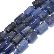 Natural Tanzanite Beads Strands, Nuggets, 6~12x6~7mm, Hole: 0.8mm, about 26~35pcs/strand, 15.55''~16.14''(39.5~41cm)(G-O170-140)