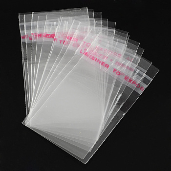 OPP Cellophane Bags, Rectangle, Clear, 5x3cm, Unilateral Thickness: 0.035mm, Inner Measure: 3x3cm
