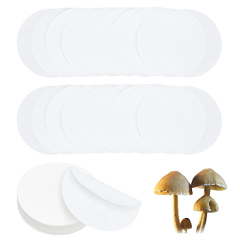 100Pcs Circular Quantitative Filter Paper, Medium Speed, Laboratory Filter Paper, Funnel Filter Paper, White, 9x0.01cm