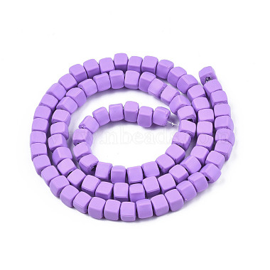 Handmade Polymer Clay Beads Strands(CLAY-S092-78H)-2