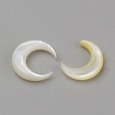 Natural White Shell Mother of Pearl Shell Cabochons(SHEL-S267-02B)-2
