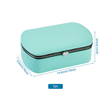 коробка для хранения ювелирных изделий из искусственной кожи(LBOX-TAC0001-01A)-8