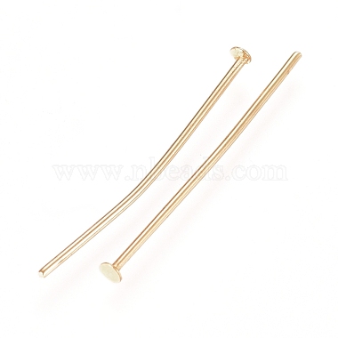304 Stainless Steel Flat Head Pins(X-STAS-L238-006F-G)-2