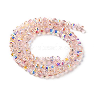 Transparent Electroplate Glass Beads Strands(GLAA-Q099-H01-13)-2