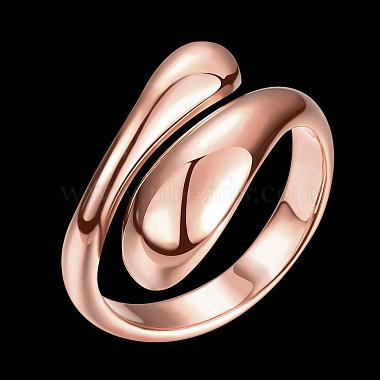 Real Rose Gold Plated Adjustable Brass Finger Rings for Women(RJEW-BB07574-B)-7