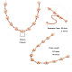 Collares de eslabones de latón shegrace(JN935A)-2