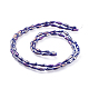 Chapelets de perles en verre opaque électrolytique(EGLA-L015-FR-B04)-3