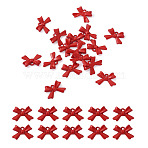 Spray Painted Enamel Pendants, Bowknot, Red, 10x15x3mm, Hole: 1.2mm(ENAM-TAC0005-04D)
