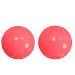 Food Grade Silicone Focal Beads, Round, Salmon, 15mm, Hole: 2.3mm(SIL-WH0022-07C-01)