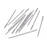 Carbon Steel Sewing Needles, Platinum, 5.2x0.2cm, about 30~35pcs/bag(AJEW-L037-09)