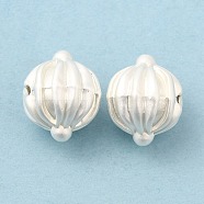Alloy Beads, Cadmium Free & Nickel Free & Lead Free, Lantern, Matte Silver Color, 11x9.8x9mm, Hole: 1mm(FIND-A032-02A-MS)