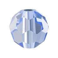 Preciosa&reg Crystal Beads, Czech Crystal, 451 19 602 Round, 30020 Light Sapphire, 6mm, Hole: 1.2mm(X-PRC-BB6-30020)