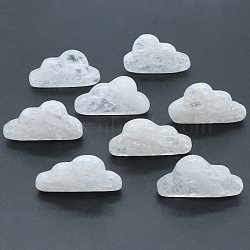 Natural Quartz Crystal Display Decorations, for Home Office Desk, Cloud, 30~33x50~53x7mm(G-PW0004-06A)