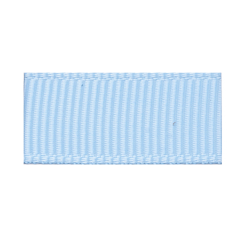 High Dense Polyester Grosgrain Ribbons, Light Sky Blue, 1/2 inch(12.7mm), about 100yards/roll