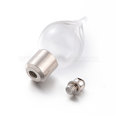 Glass Bottle Pendants(GLAA-H105-03P)-3