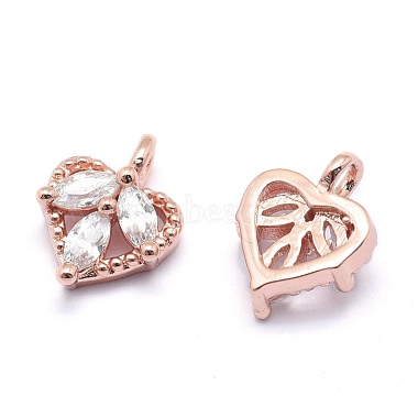 Brass Charms(ZIRC-J040-32RG-02-NR)-2