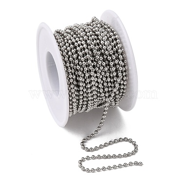 304 Stainless Steel Ball Chains(CHS-A002B-2.4mm)-4