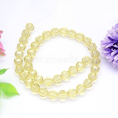 Faceted Round Imitation Austrian Crystal Bead Strands(G-M182-10mm-09A)-2