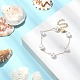 ABS Plastic Imitation Pearl Beaded Chain Bracelet(BJEW-JB09421)-2