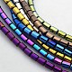 Electroplate Non-magnetic Synthetic Hematite Beads Strands(G-J210A-M)-1