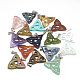 Natural & Synthetic Mixed Stone Pendants(G-T088-M)-1