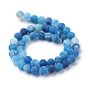 Natural & Dyed Crackle Agate Bead Strands(G-T056-10mm-07)-2