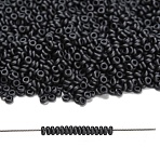 TOHO 8/0 Demi Round Beads, Japanese Seed Beads, (611) Matte Color Opaque Gray, 3x1.15mm, Hole: 1.2mm, about 33500pcs/pound(450g)(SEED-DR08-0611)