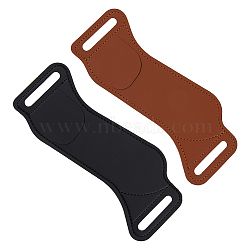 2Pcs 2 Colors Imitation Leather Folding Knife Protective Case, Knife Sheaths, Mixed Color, 7.1x17.2x0.35cm, 1pc/color(FIND-HY0003-08)