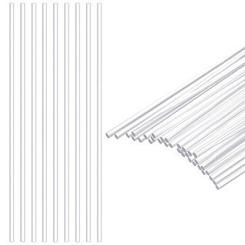 Acrylic Rods Solid, Home Building Decoration Accessories, Column, Clear, 306x3mm