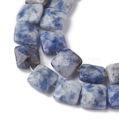 Natural Blue Spot Jasper Beads Strands(G-K359-B19-01)-4