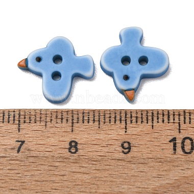 2 boutons de r&eacute;sine -hole(RE-CBABECA-02E)-3