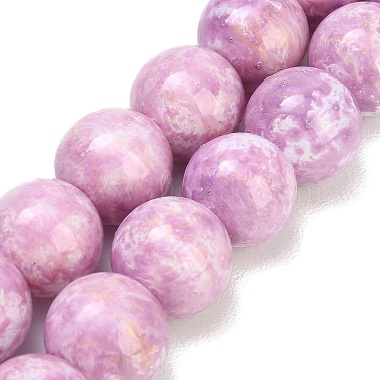 Baking Paint Glass Beads Strands(GL-CBA8F4B-02F)-1